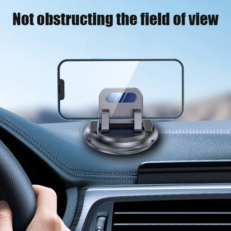 Universal Car Dashboard Phone Holder Adjustable Rotatable Mount Navigation Stand Auto Bracket Interior Accessory thumbnail 3