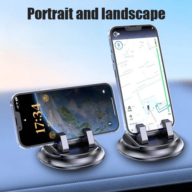 Universal Car Dashboard Phone Holder Adjustable Rotatable Mount Navigation Stand Auto Bracket Interior Accessory thumbnail 4