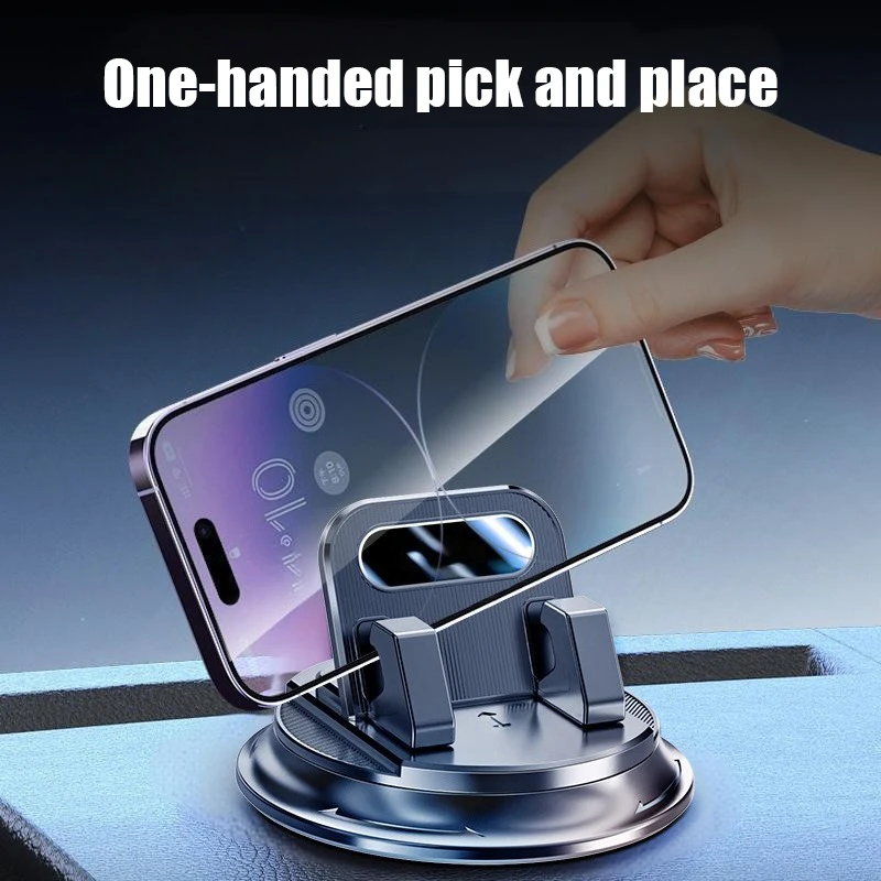 Universal Car Dashboard Phone Holder Adjustable Rotatable Mount Navigation Stand Auto Bracket Interior Accessory thumbnail 2