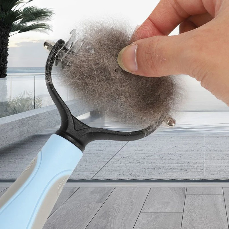 Professional Pet Deshedding Brush Dog Cat Grooming Tool Hair Fur Remover Undercoat Knot Cutter Comb for Puppy Shedding Supplies thumbnail 4