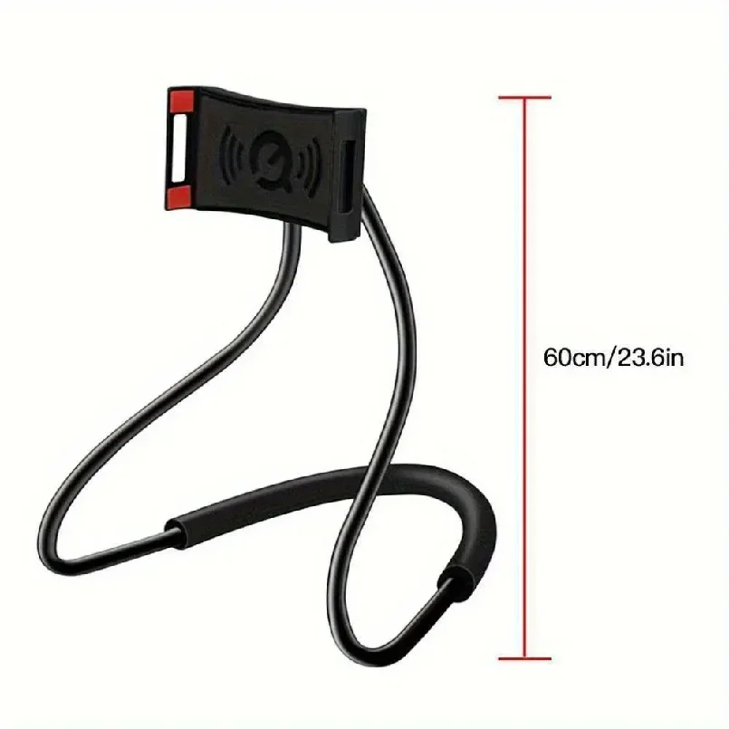Flexible Mobile Phone Holder Hanging Neck Lazy Necklace Bracket Bed360 Degree Phones Holder Stand For iPhone Xiaomi Samsung thumbnail 2