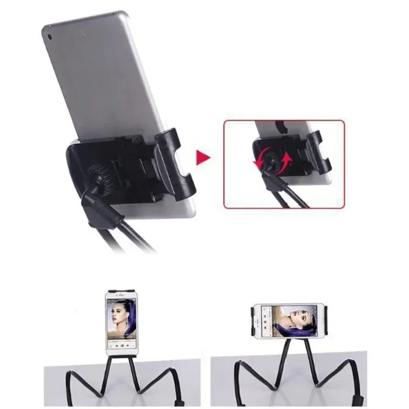 Flexible Mobile Phone Holder Hanging Neck Lazy Necklace Bracket Bed360 Degree Phones Holder Stand For iPhone Xiaomi Samsung thumbnail 5