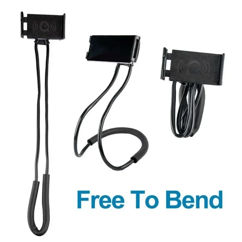 Flexible Mobile Phone Holder Hanging Neck Lazy Necklace Bracket Bed360 Degree Phones Holder Stand For iPhone Xiaomi Samsung thumbnail 4