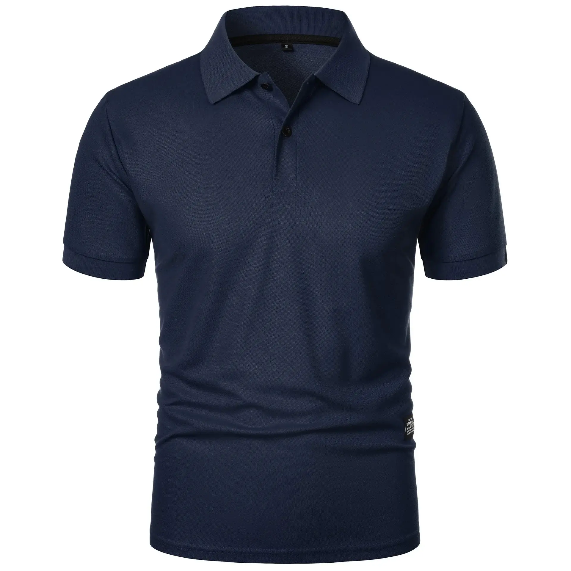 European and American Men's Fashion Trend Polo Shirt, Boston City Cultural Style "BOSTON" Printed Polo Shirt thumbnail 4