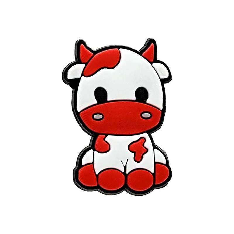 1-36PCS Salamander Shoe Charms Accessories,Frog Dog Cat Charms for Shoes,Cute Cow Clog Buckle Decorations for Sandals thumbnail 4
