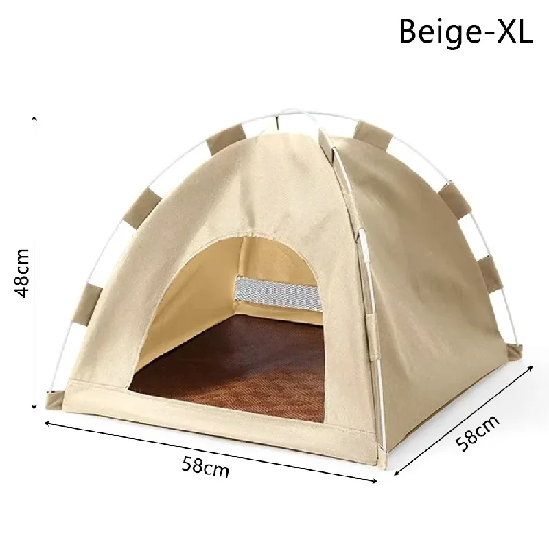 1Pcs New Detachable Pet Tent Washable Four Seasons Cats Dog House Portable Pet Cage for Cat Dog