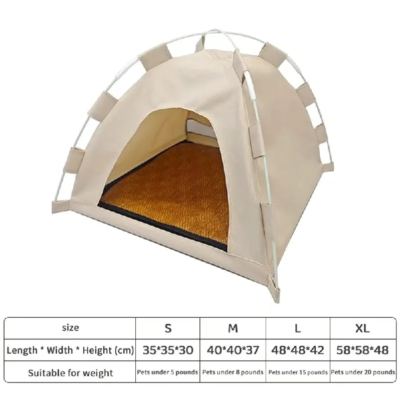 1Pcs New Detachable Pet Tent Washable Four Seasons Cats Dog House Portable Pet Cage for Cat Dog thumbnail 6