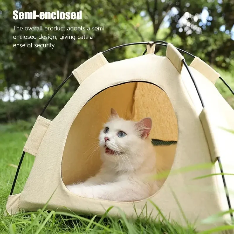 1Pcs New Detachable Pet Tent Washable Four Seasons Cats Dog House Portable Pet Cage for Cat Dog thumbnail 5