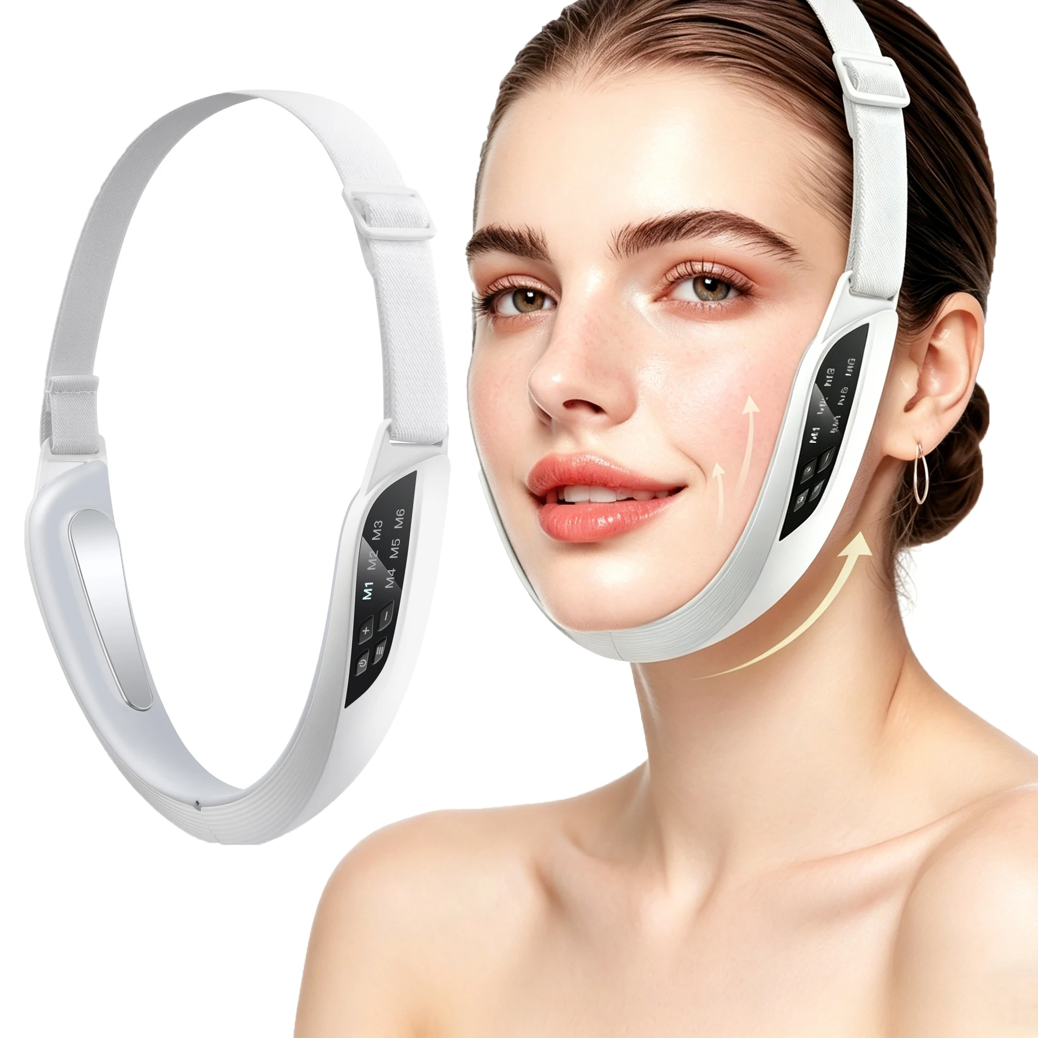 Facial Slimming Massager 6 Mode Facial Lifting Device EMS Facial Double Chin V Face Firming Massager Beauty Tool Home Use