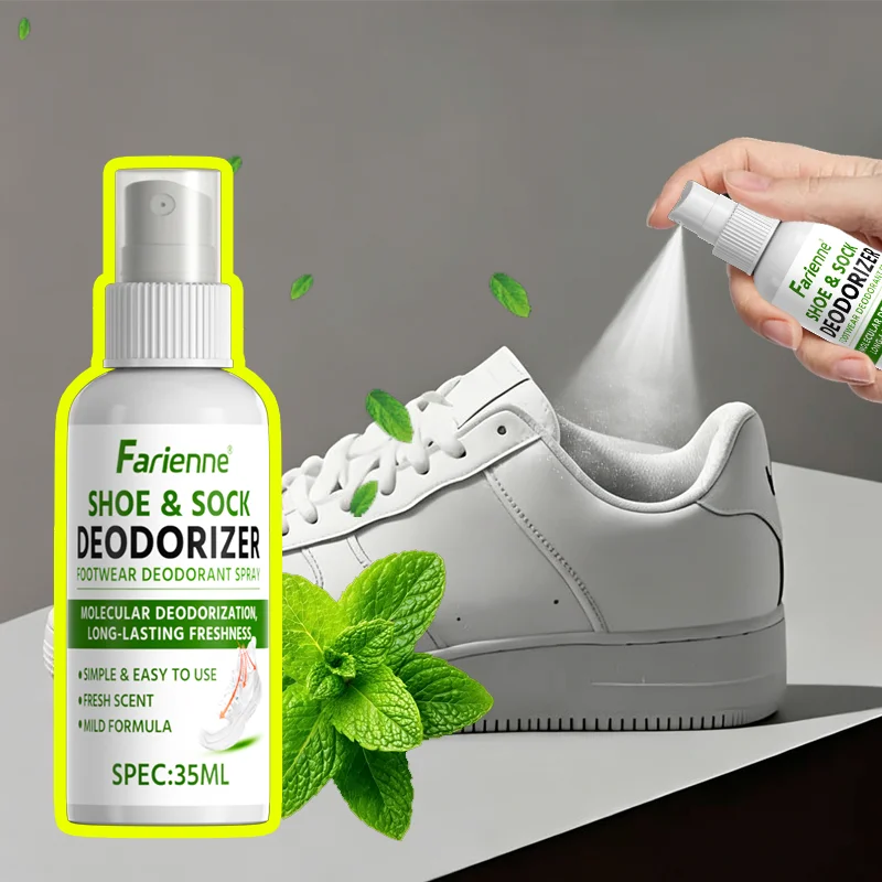Fariienne Shoe & Sock Deodorizer Spray 35ml - Long-Lasting Fresh Footwear Odor Remover For Sneakers, Boots & Gym Shoes thumbnail 6