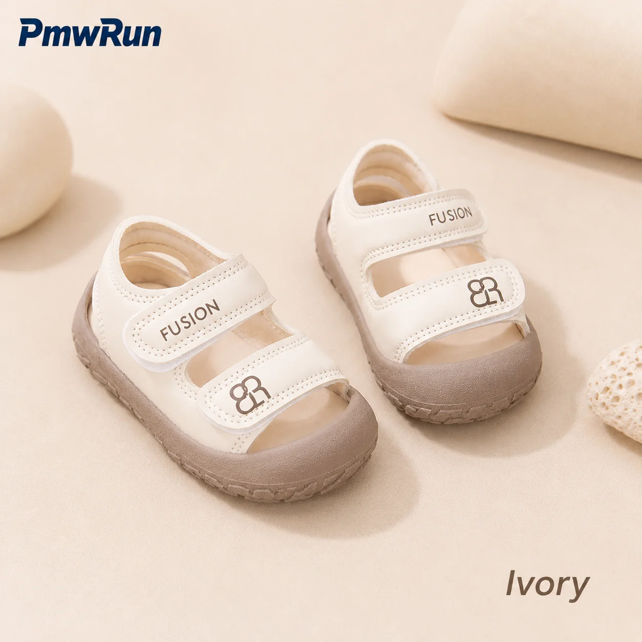 PU Leather Summer Sandals For Children Toe Protection Baby Boy's Girl's Toddler Sandals Ergonomics Anti-slippery Kid's Sandals