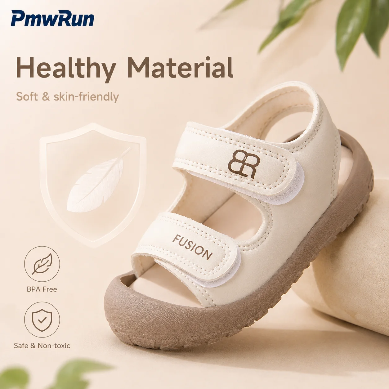 PU Leather Summer Sandals For Children Toe Protection Baby Boy's Girl's Toddler Sandals Ergonomics Anti-slippery Kid's Sandals thumbnail 5