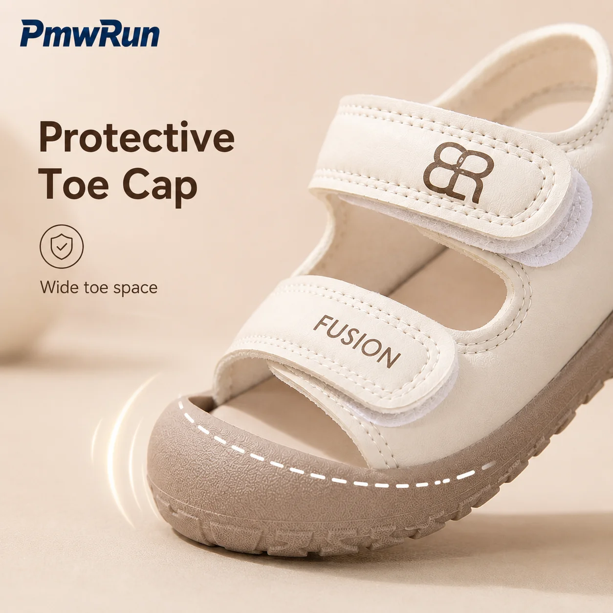 PU Leather Summer Sandals For Children Toe Protection Baby Boy's Girl's Toddler Sandals Ergonomics Anti-slippery Kid's Sandals thumbnail 2
