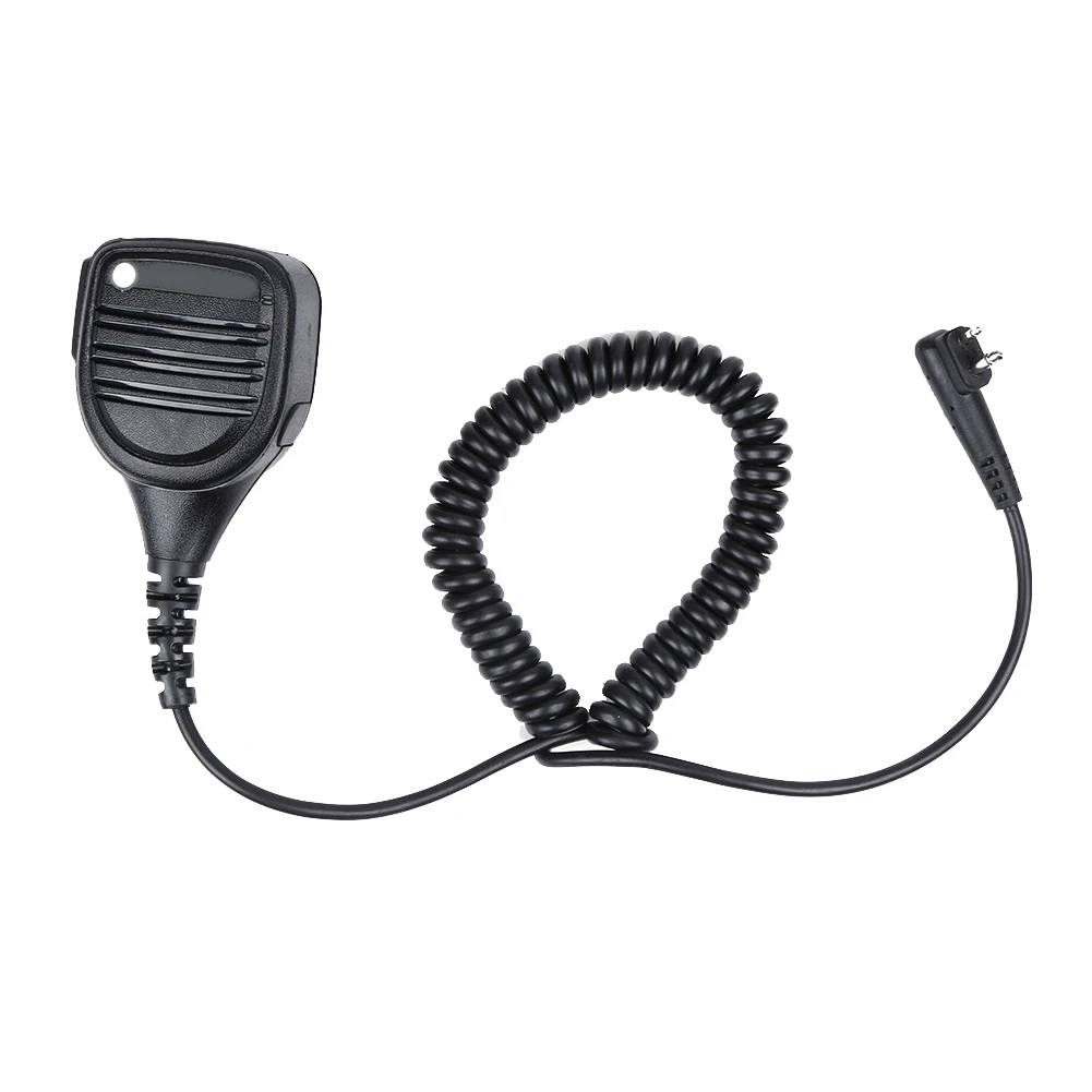 2 Pin Remote Speaker Microphone Cable Length 8.2ft (MAX) Portable Handheld Walkie Talkie Microphone for Motorola CP200