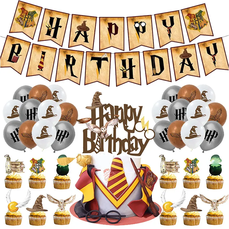 NEW Moive Birthday Decoration Set Tableware Cup Plate Napkin Tablecloth Banner Box Gift Bag Happy Birthday Party Supplies Favors thumbnail 2