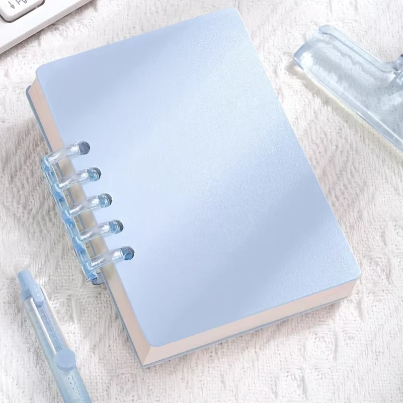 80pcs Portable Pocket A7 Loose Leaf Notepad Retro Cartoon Rainbow Memo Planner School Office Study Organizer thumbnail 4