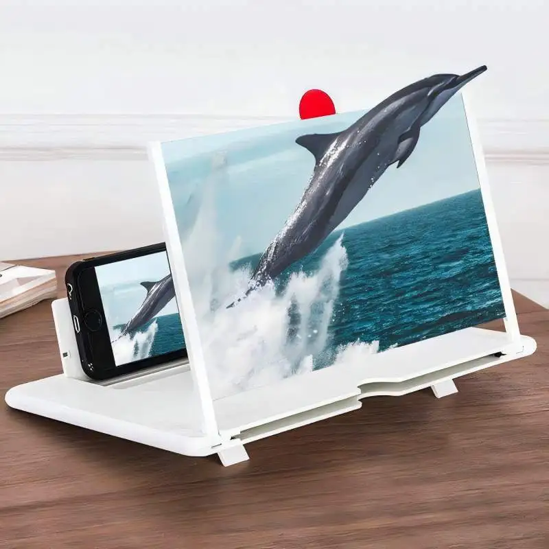 HD Mobile Phone Screen Amplifier 10/12 Inch Anti-Blue Light Eye Protection Screen Magnifier for Clearer Vision thumbnail 5