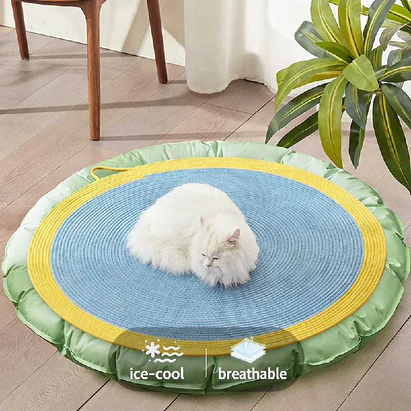 Scratch Cat Cushion Wear-resistant and Non-crumbling Rattan Mat Cat Ice Mat Floor Mat Cat Scratching Board Pet Supplies thumbnail 2