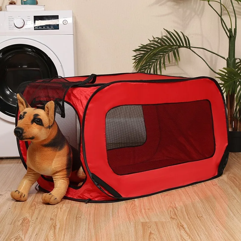Portable Pet Tent Foldable Exercise Pen Dog Cat House Indoor Outdoor Birthing Room for Puppy Kitten thumbnail 4