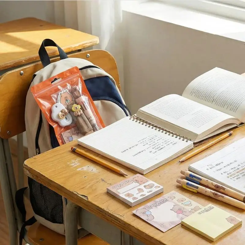 Kapibara Stationery Set Primary School Students Learning Gifts End of Term Prizes Souvenirs Lovely Supplies Office Cultural thumbnail 4