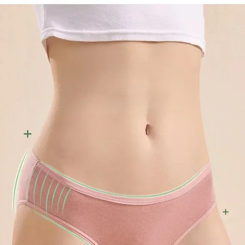 Women Cotton Briefs Disposable Panties Portable Travel Underwear Underpants Disposable Postpartum Monthly Shorts New 5 PCS/Set thumbnail 5