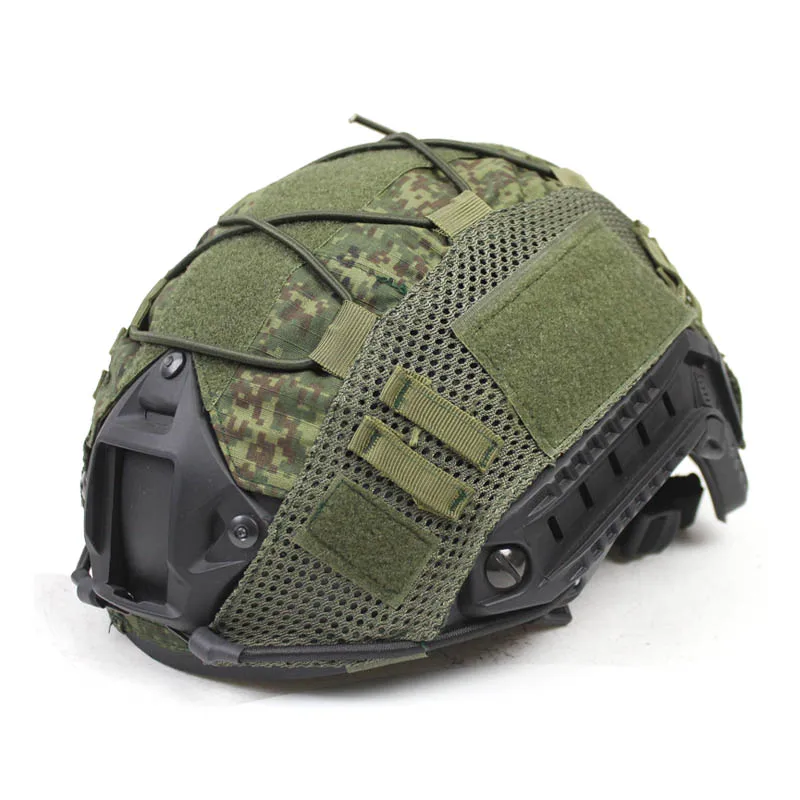 Tactical FAST Helmet Cover, Mesh Camouflage Helmet Skin for Airsoft & Paintball thumbnail 3