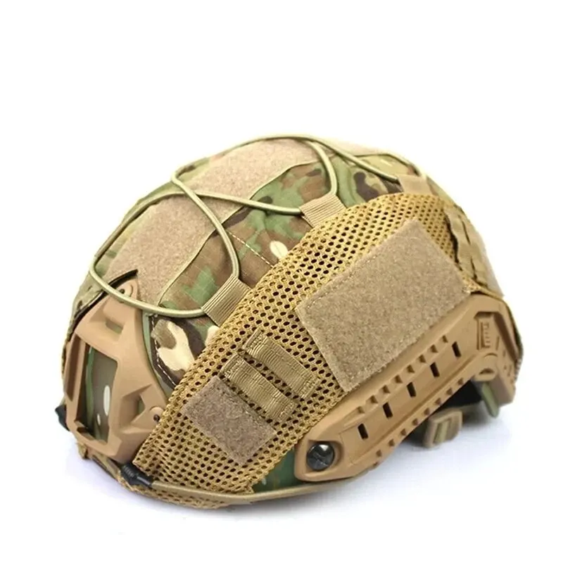 Tactical FAST Helmet Cover, Mesh Camouflage Helmet Skin for Airsoft & Paintball thumbnail 4