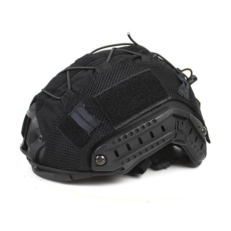 Tactical FAST Helmet Cover, Mesh Camouflage Helmet Skin for Airsoft & Paintball