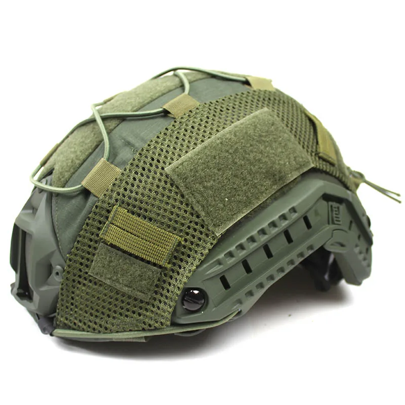 Tactical FAST Helmet Cover, Mesh Camouflage Helmet Skin for Airsoft & Paintball thumbnail 2