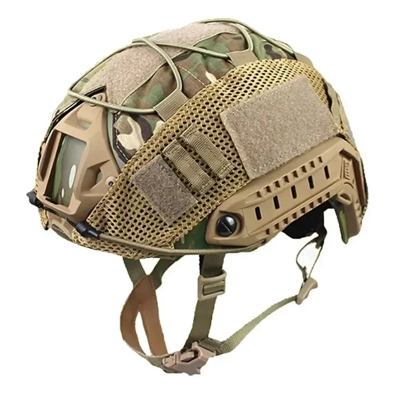 Tactical FAST Helmet Cover, Mesh Camouflage Helmet Skin for Airsoft & Paintball thumbnail 6