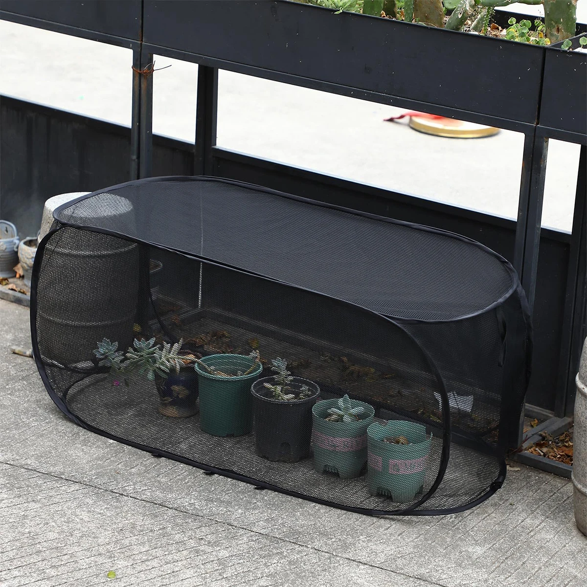 Pop Up Garden Mesh Plant Cover Seedlings Large Vegetable Supplies Indoor Gardening Greenhouse Accessories Plants Covers Products thumbnail 3