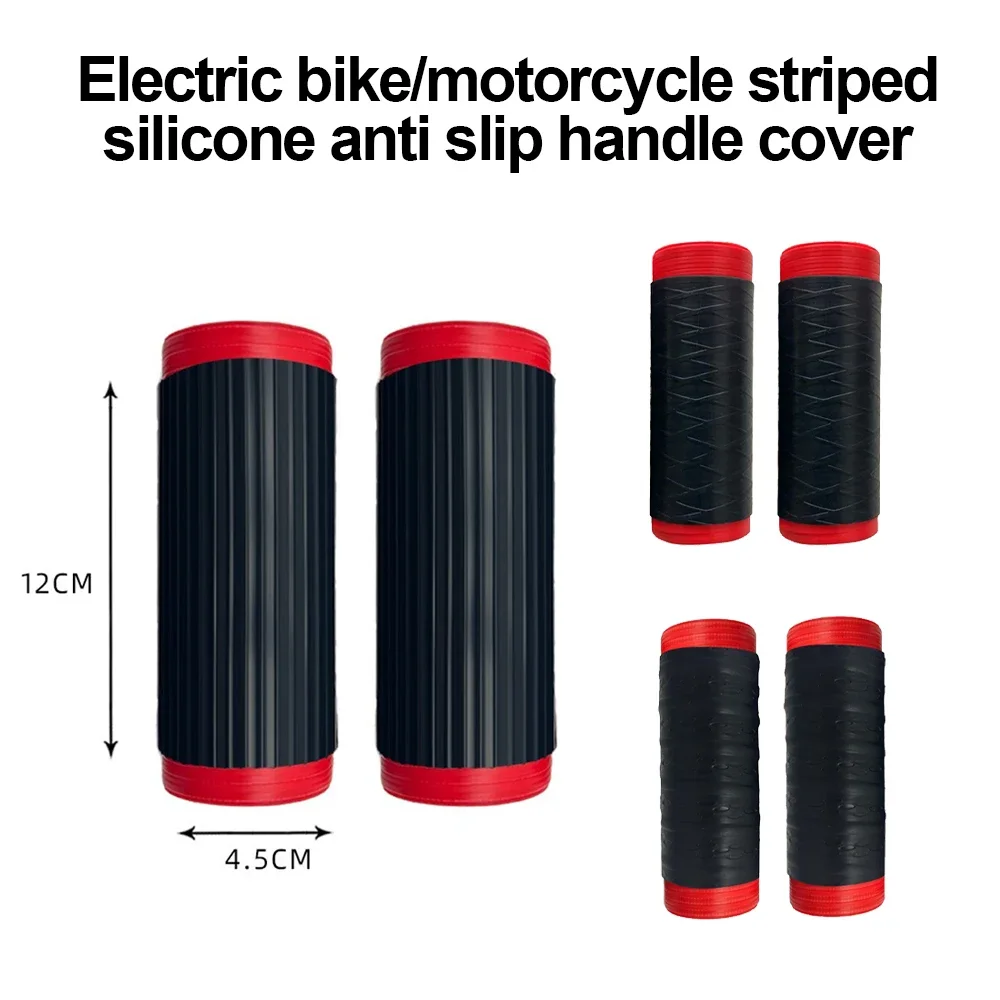1/2pcs Universal Motorcycle Handlebar Brake Cover Non-Slip Silicone Motor Riding Equipment Protective Cover for Enhanced Grip thumbnail 5