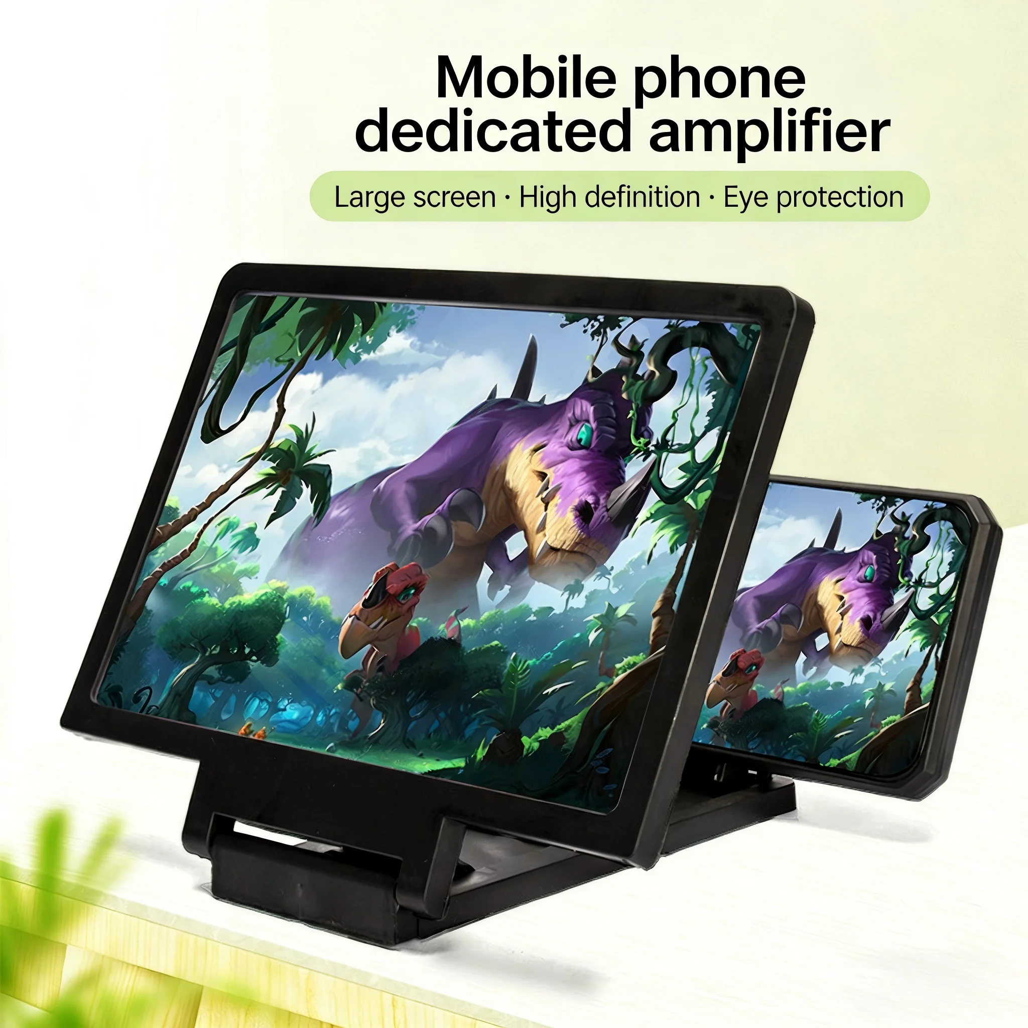 3D HD Mobile Phone Screen Amplifier Stand Video Magnifier Enlarged Screen Holder for Enhanced Movie Watching Experience thumbnail 2