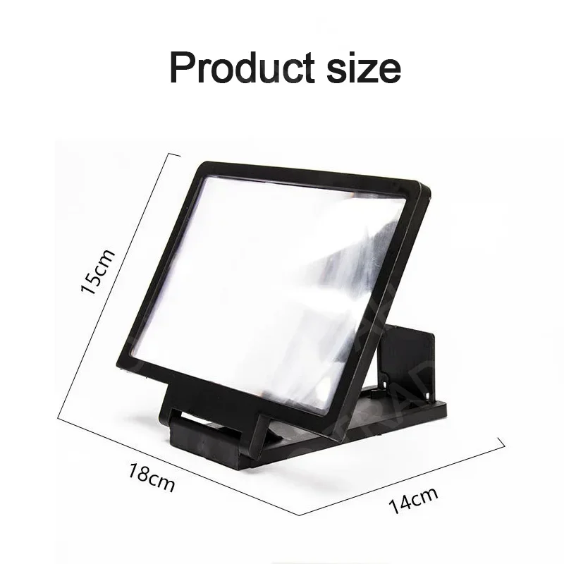 3D HD Mobile Phone Screen Amplifier Stand Video Magnifier Enlarged Screen Holder for Enhanced Movie Watching Experience thumbnail 5