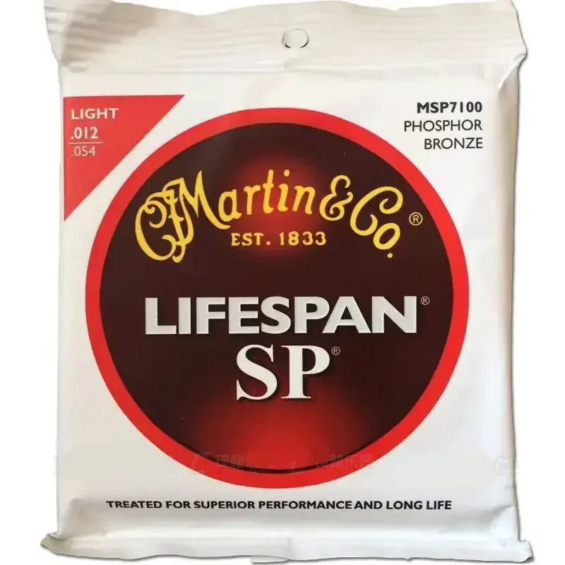 1 Set Acoustic Guitar String 80/20 Phosphor Bronze Alloy Guitar Strings MSP7100 MSP 7050 M140 M170 Optional Guitar Accessories thumbnail 4