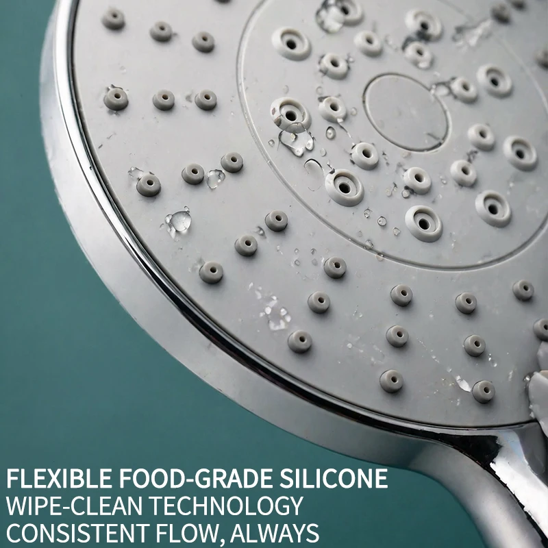 5Mode High Pressure Shower Head with 1.5m Hose Universal Water Saving Handheld Showerhead Set Massaging SPA Bathroom Accessories thumbnail 2