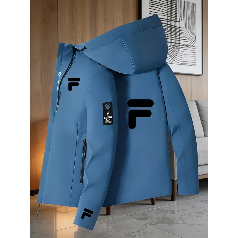Spring and Autumn Outdoor Men's Jacket Slim Fit The Fabric Is Windproof and Breathable Mountaineering Travel Jacket for Couples thumbnail 3