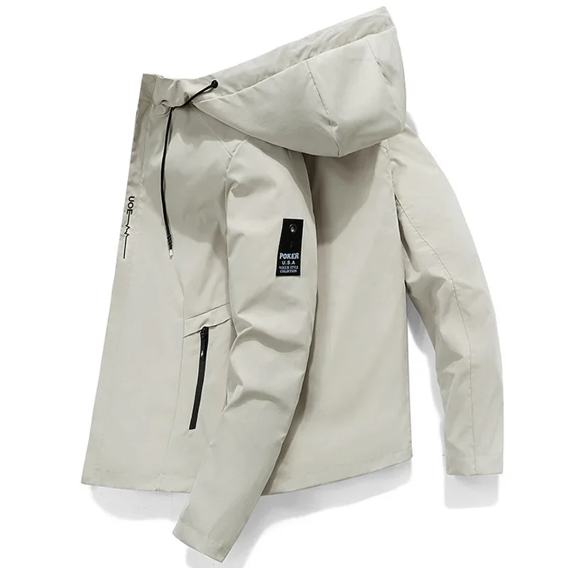 Korean New Men's Printed Outdoor Sports Jackets for the Autumn and Winter Men's Windproof Fashionable Casual Coats & Jackets thumbnail 6