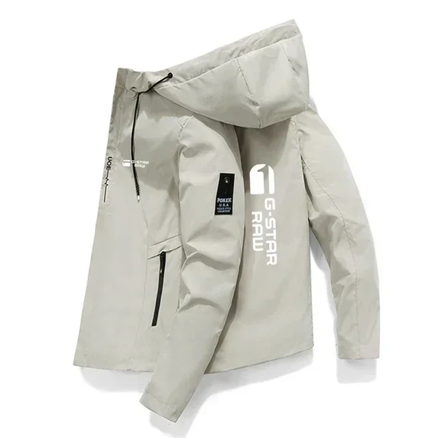 Korean New Men's Printed Outdoor Sports Jackets for the Autumn and Winter Men's Windproof Fashionable Casual Coats & Jackets thumbnail 4