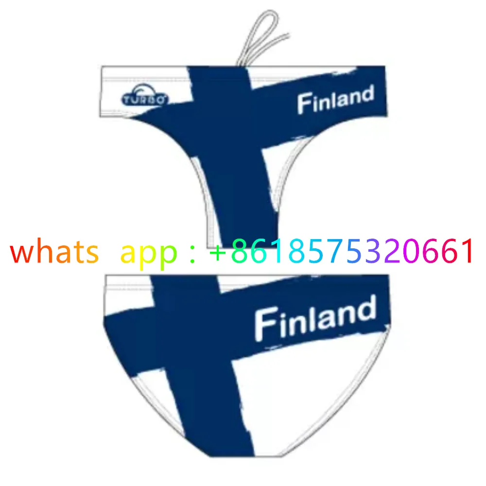 Men Swimsuit Competition Swimwear Briefs Swimming Trunks for Bathing Swim Shorts with Drawstring Quick-drying Briefs 2025 thumbnail 4
