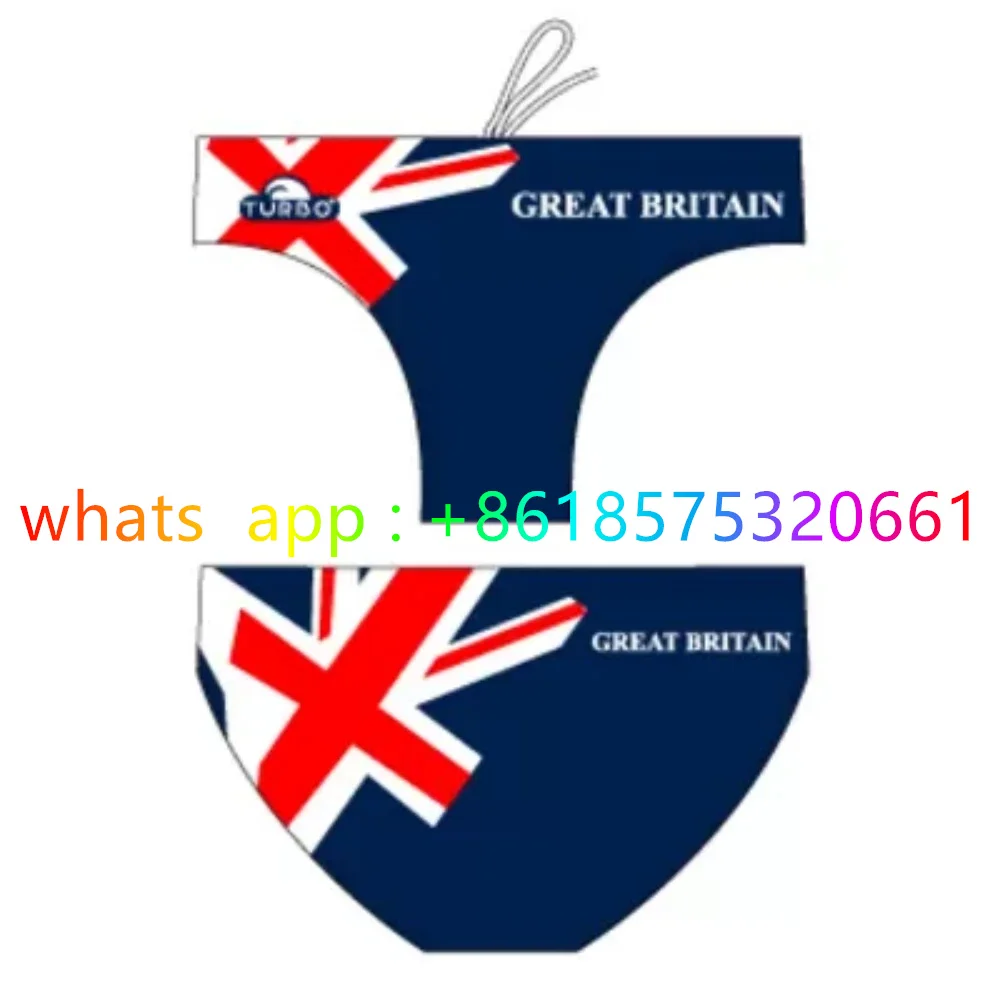 Men Swimsuit Competition Swimwear Briefs Swimming Trunks for Bathing Swim Shorts with Drawstring Quick-drying Briefs 2025 thumbnail 3