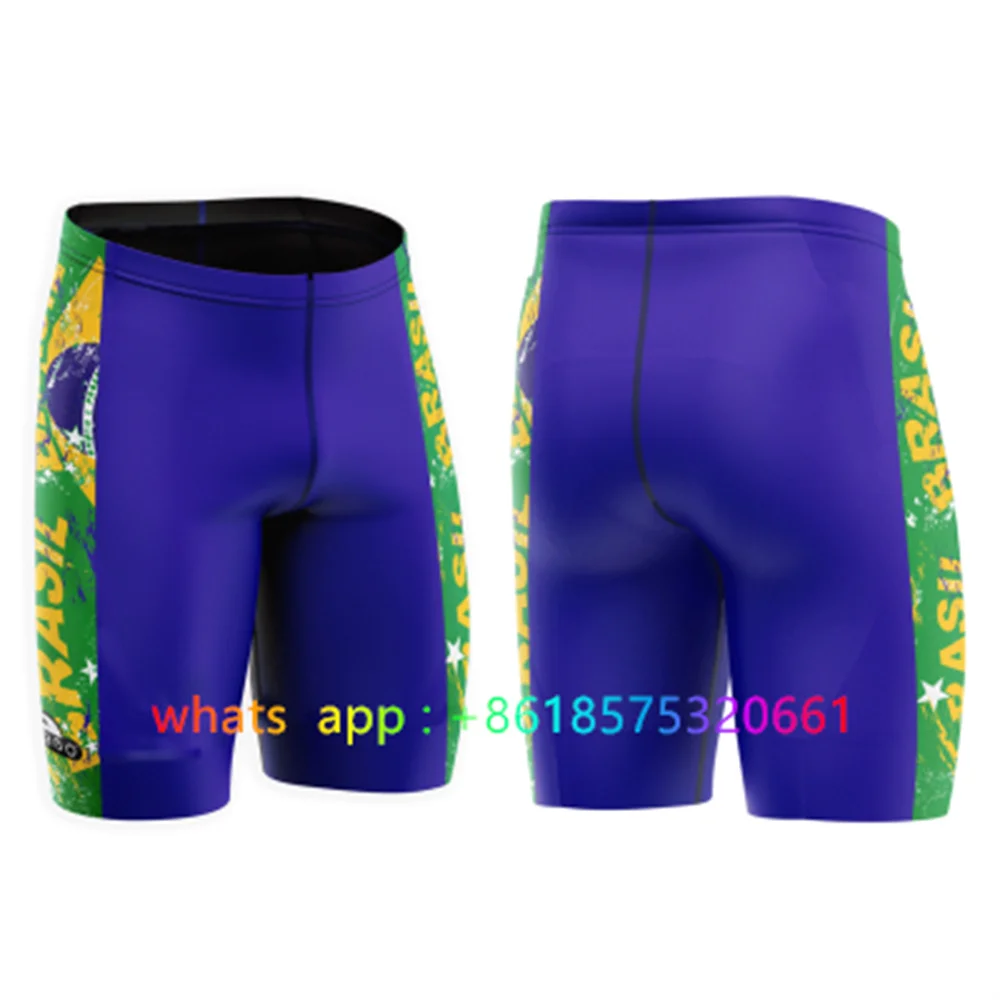 Men Elastic Swimming Trunk Swimwear Beach Swim Sport Short Briefs Surfing Summer Swimsuit Boxer Shorts Bathing Suit Jammer thumbnail 2