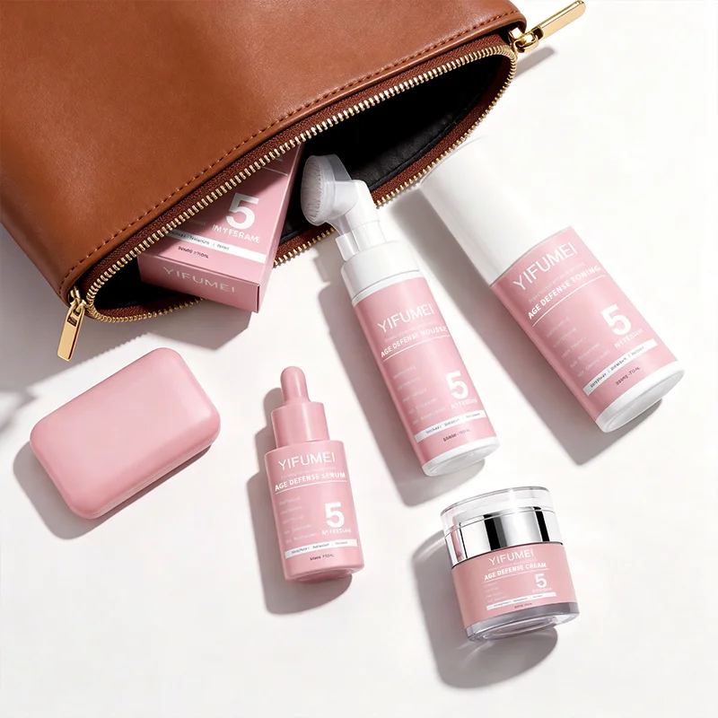 Collagen Skin Care Set Nicotinamide 5 Pcs Skin Texture Firmness Fast-Absorbing Nourishing For All Skin Type Korean Skincare Set thumbnail 4
