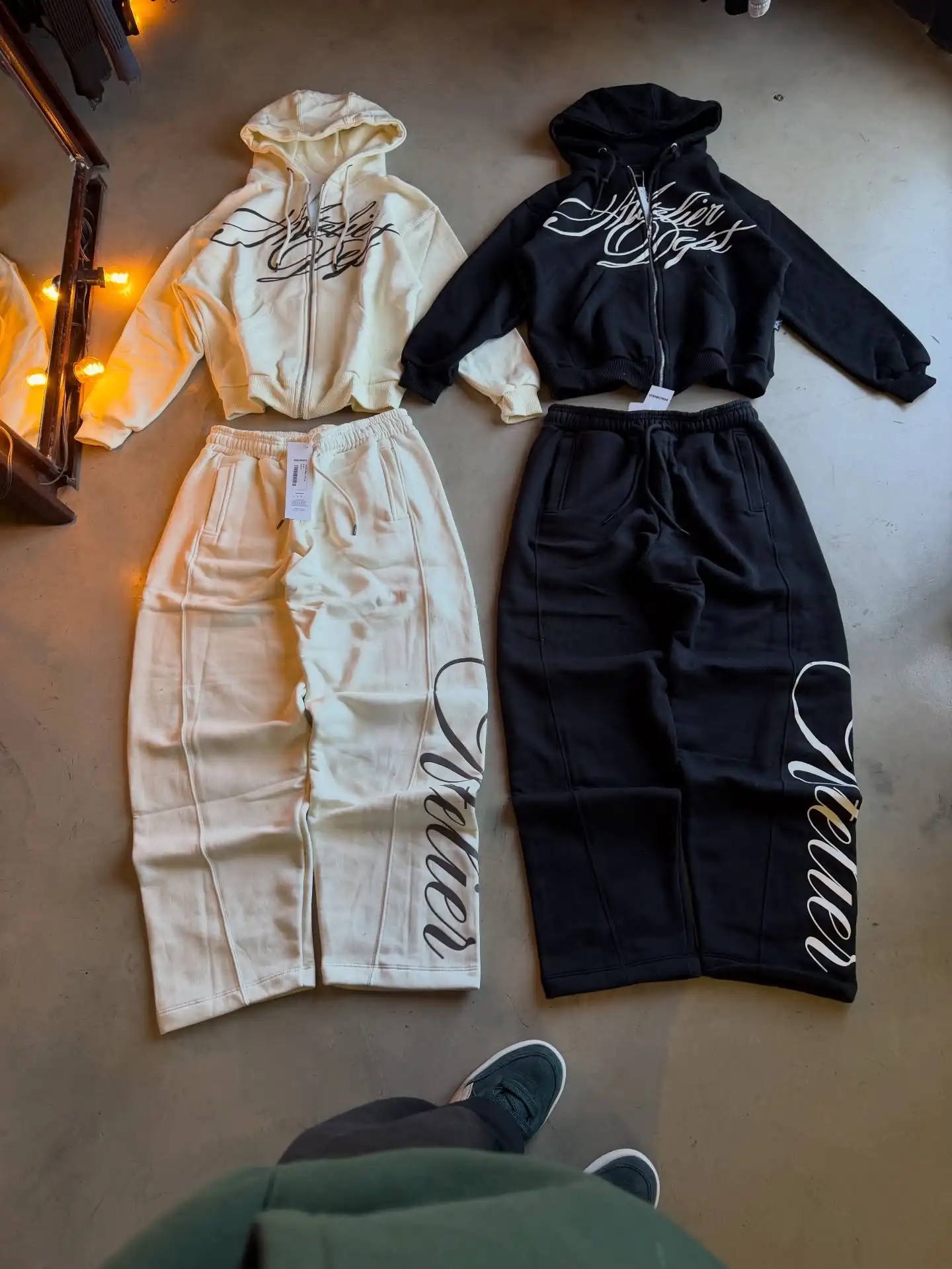 European and American New Clothing Suit Letter Watermark Oversized Hoodie Men Y2K Casual Comfortable Sports Pants Women