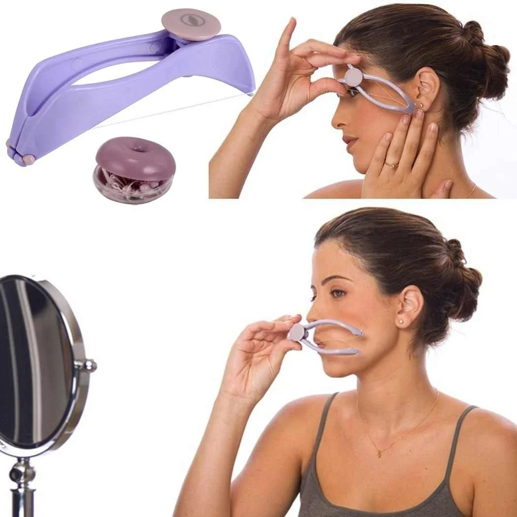 1 Pcs Protable Mini Spring Threading Epilator Women Facial Hair Remover Face Cheeks Leg Arm Eyebrow Epilator Tool Dropshipping thumbnail 6