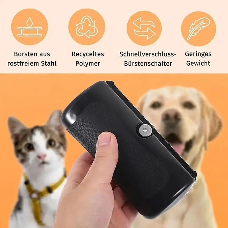 Professional Pet Deshedding Brush Multifunctional Pet Groom Brush Ergonomic Pet Groom Brush Dog Hair Remover Deshedding Tool thumbnail 2