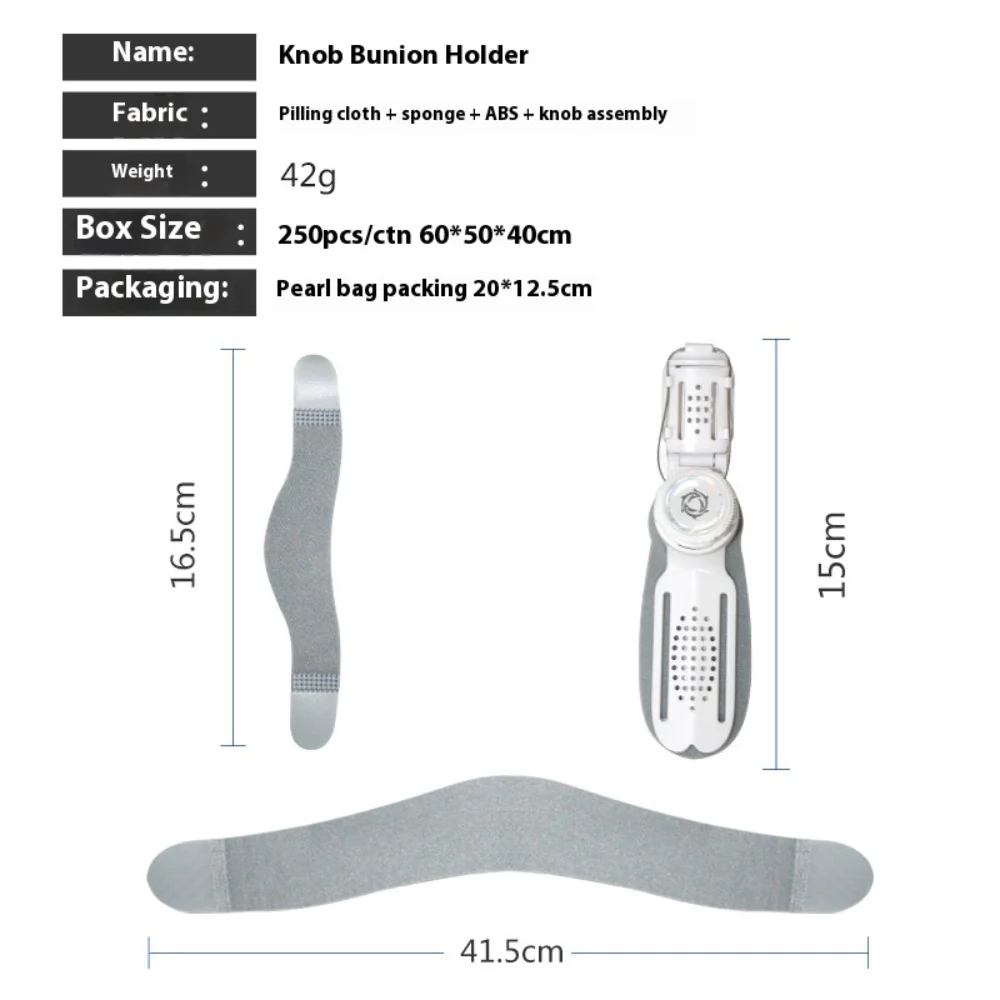 Bunion Corrector Foot Hallux Valgus Braces Rotatable Toe Separator Straightener Adjustable Pedicure Finger Toe Corrector Unisex thumbnail 6