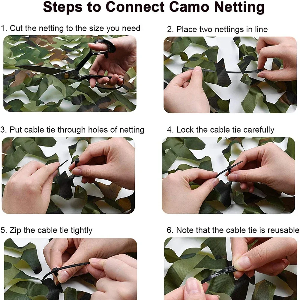 Woodland Camouflage Netting Bulk Roll Burlap Tarp Camo Sunshade Net for Camping Hunting Blind Military Theme Birthday Party thumbnail 4