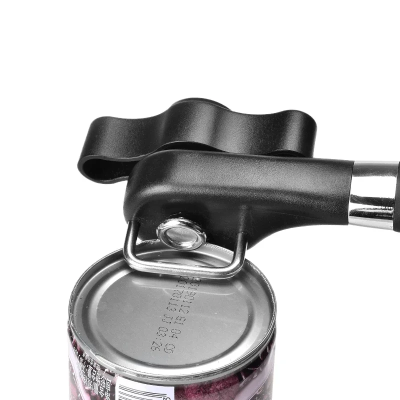 Manual Can Opener Stainless Steel Jar Bottle Openers Professional Kitchen Gadgets Side Cut Jars Tin Can Opener With Turn Knob thumbnail 4