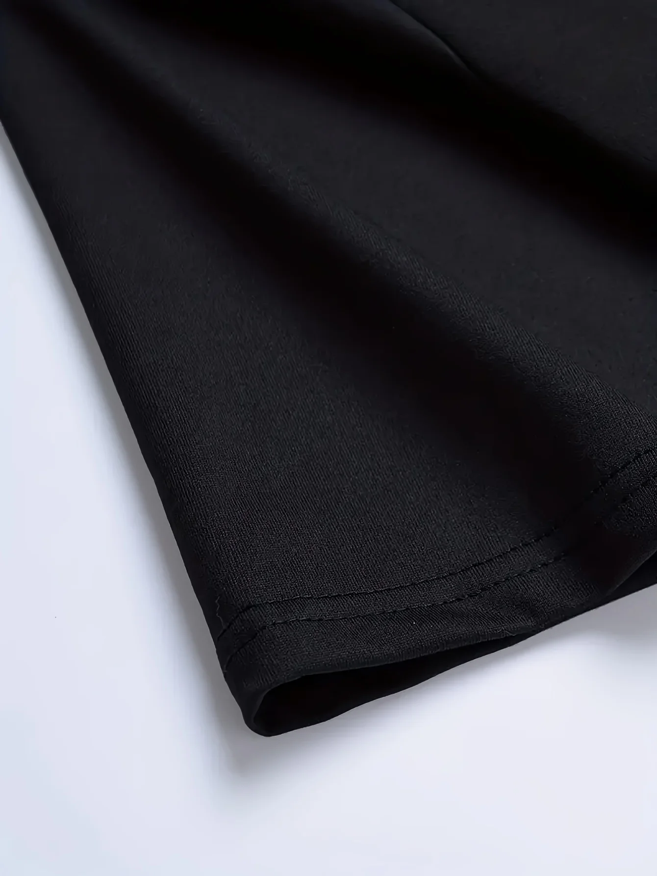 Summer 100% pure cotton men's fashionable casual fitness loose round neck short sleeved T-shirt top thumbnail 4